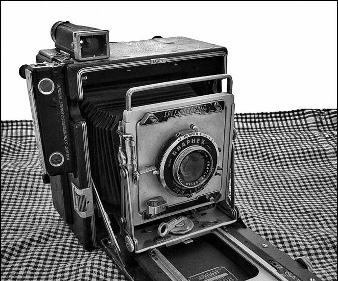 Fuji Instant Prints From a Speed Graphic Camera