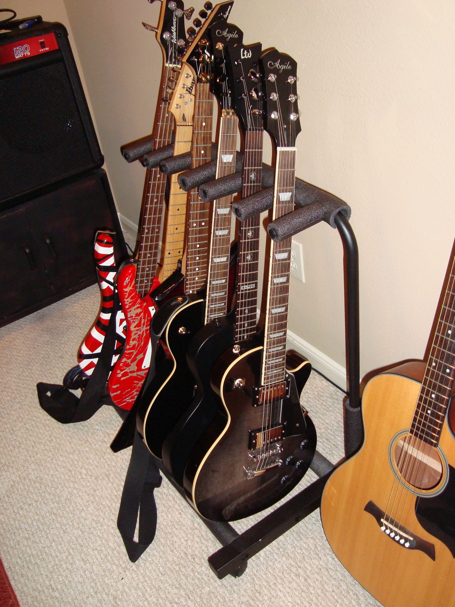 Multiple Guitar Rack and Roll! : 5 Steps - Instructables