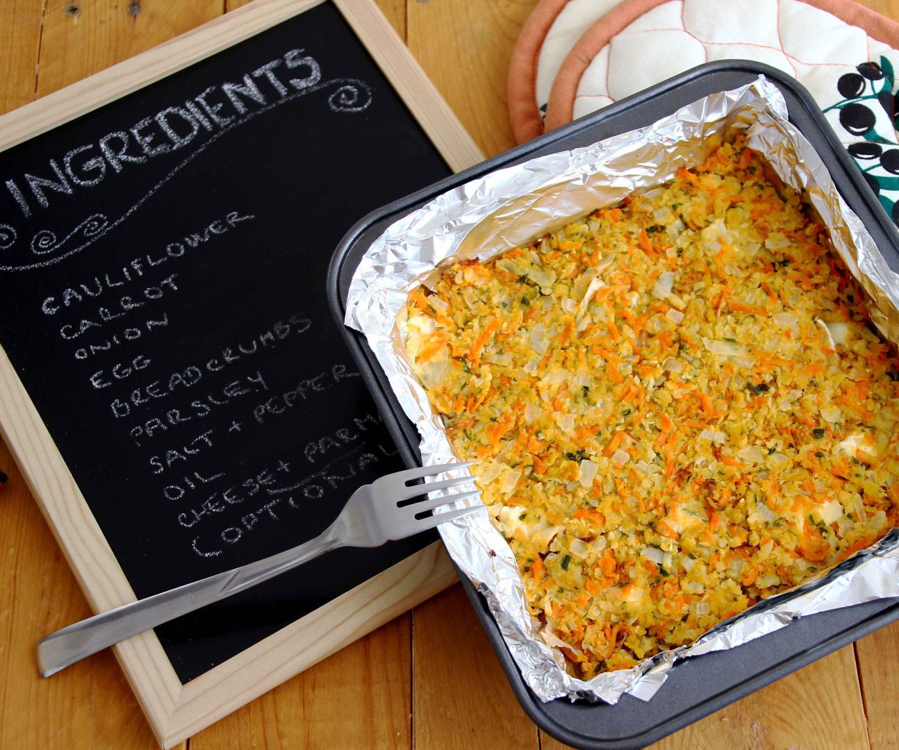 Cauliflower Bake With Goat’s Cheese & Parma Ham