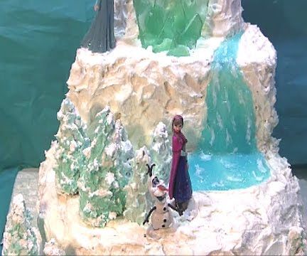 Disney's Frozen or Winter Woodland Cake