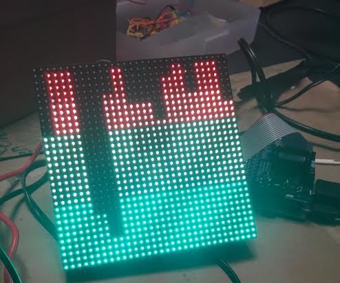 Raspberry Pi LED Scrolling Text Display