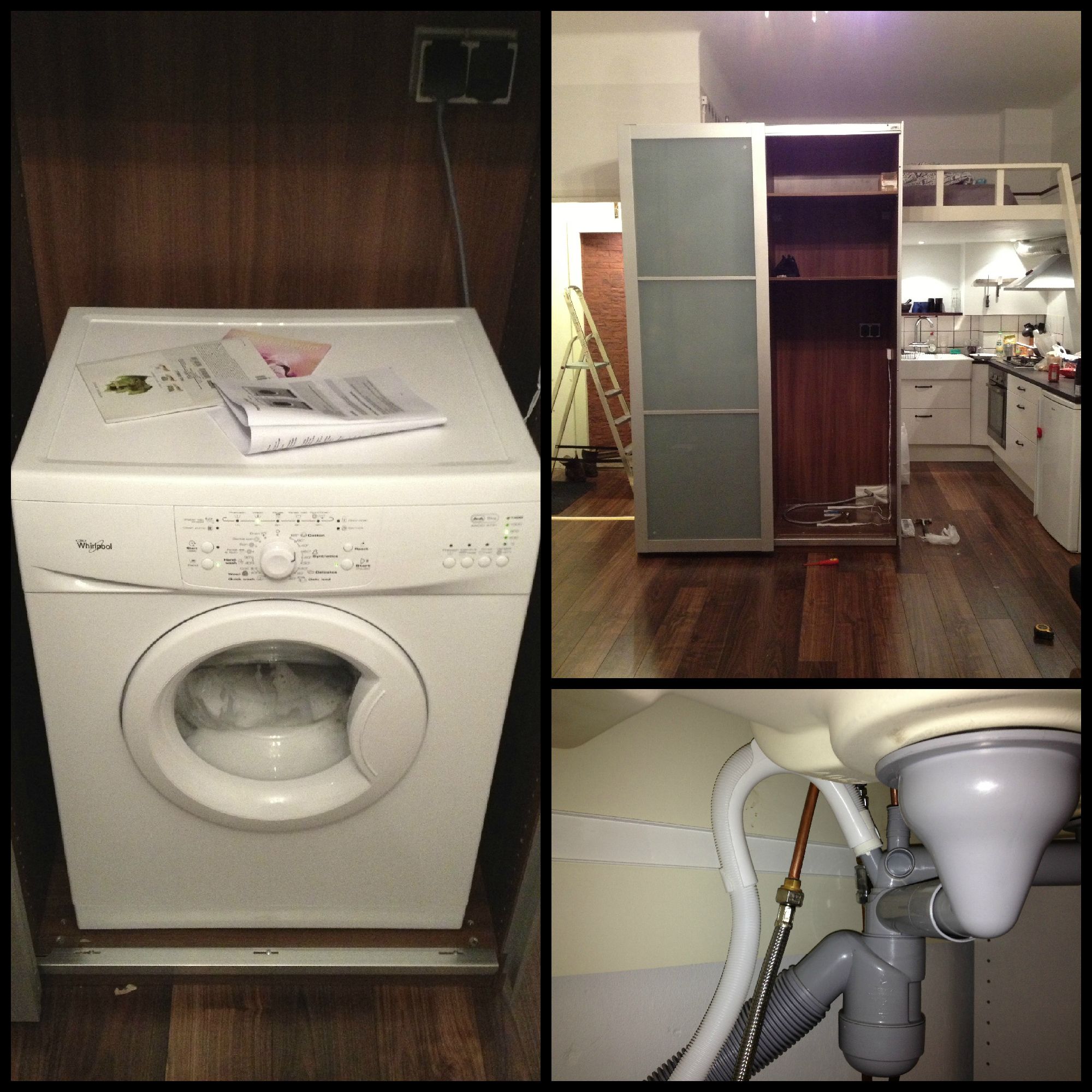 Installing Washing Machine in Wardrobe