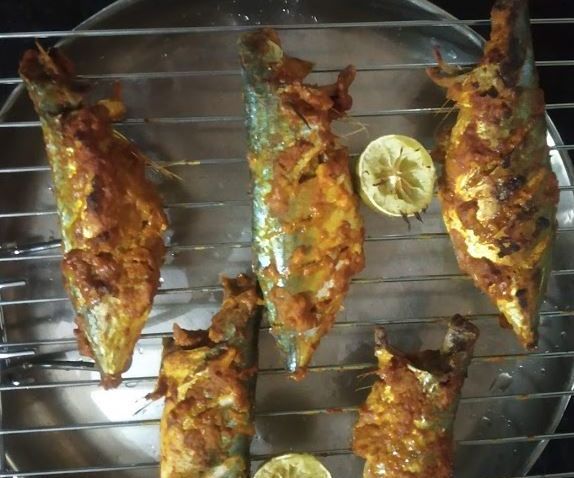 Spicy Grilled Mackerel