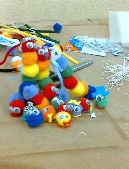 Pom Pom Caterpillars