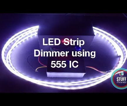 Simple & Easy Dimmer Circuit Using 555 IC for LED Strip Lights