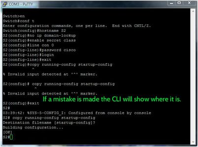 Configuring Switch 2 (S2) 