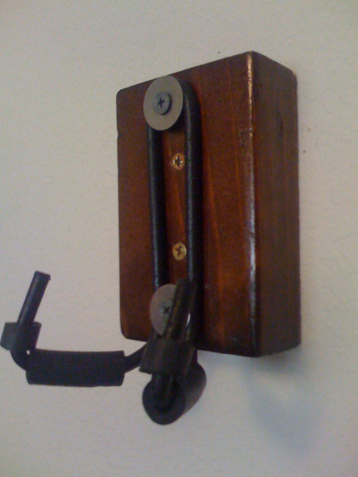 Wood and Metal Guitar Hanger