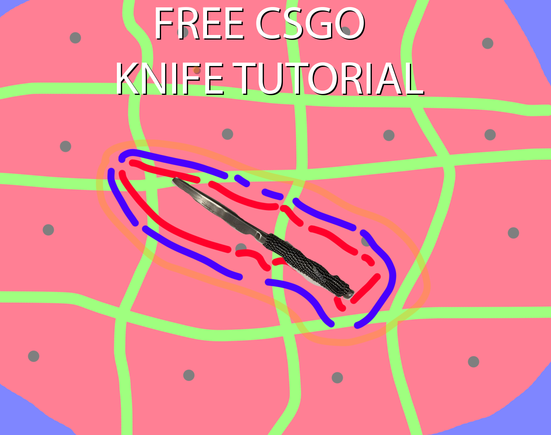 How to Make a Cs:go Style Knife With a Paracord and Butter Knife