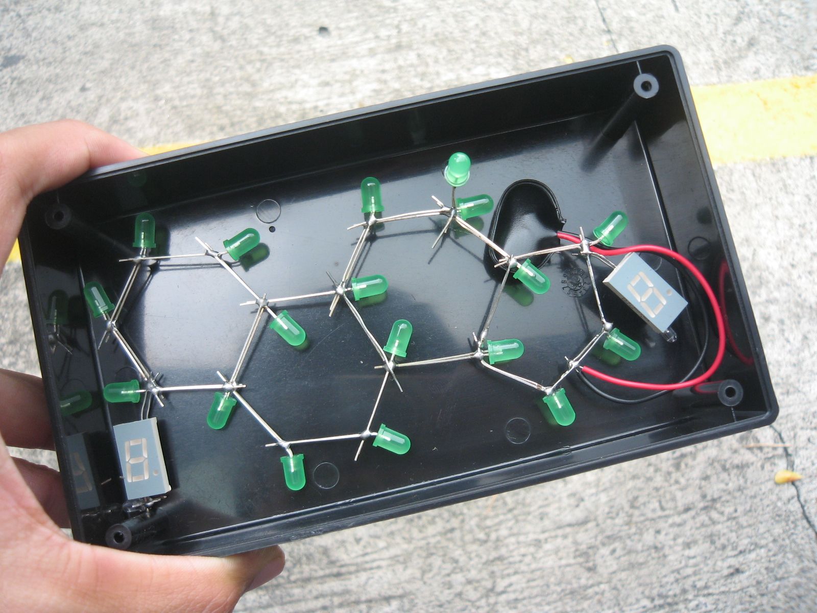 LED Chemical Structure Sculpture 6 Steps Instructables