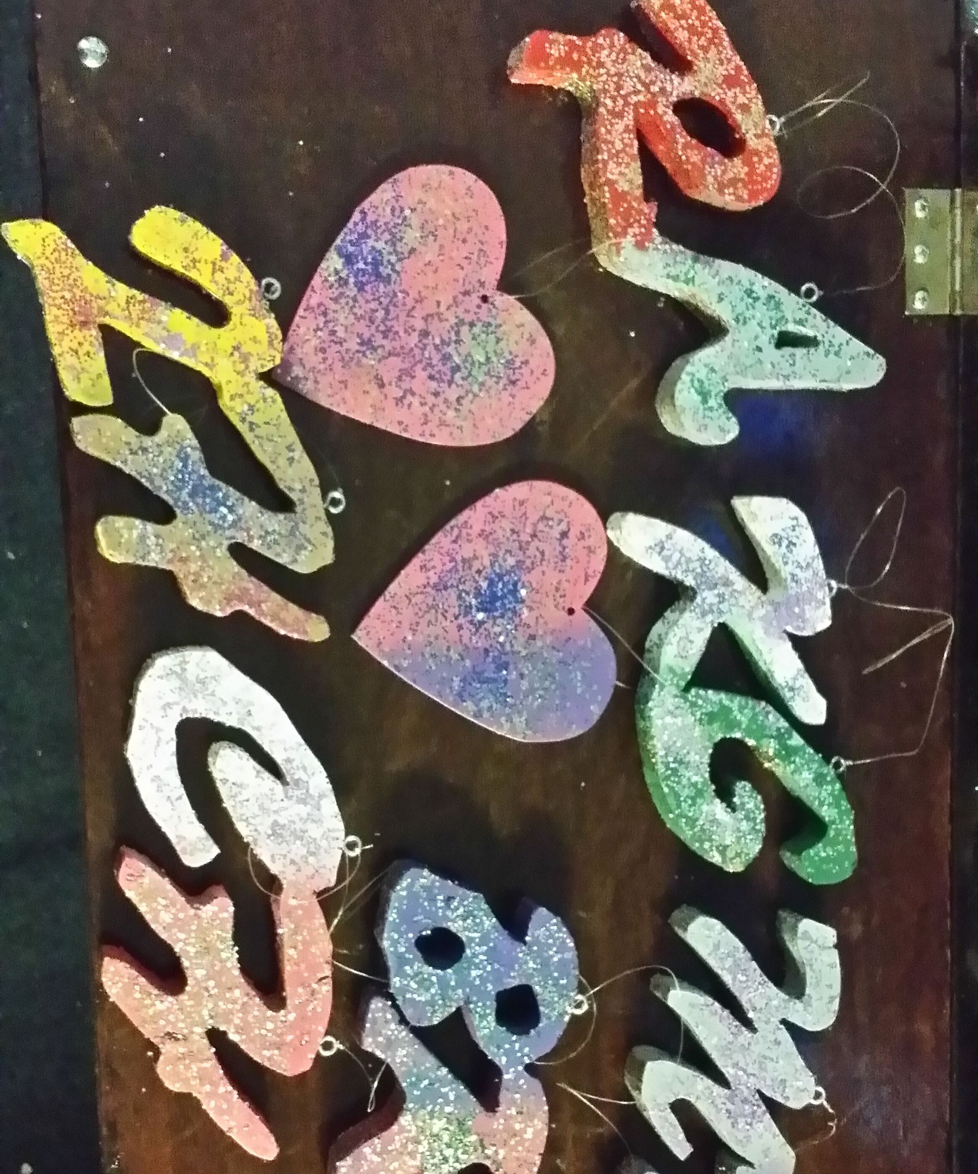 Personalized Names and Holiday Ornaments