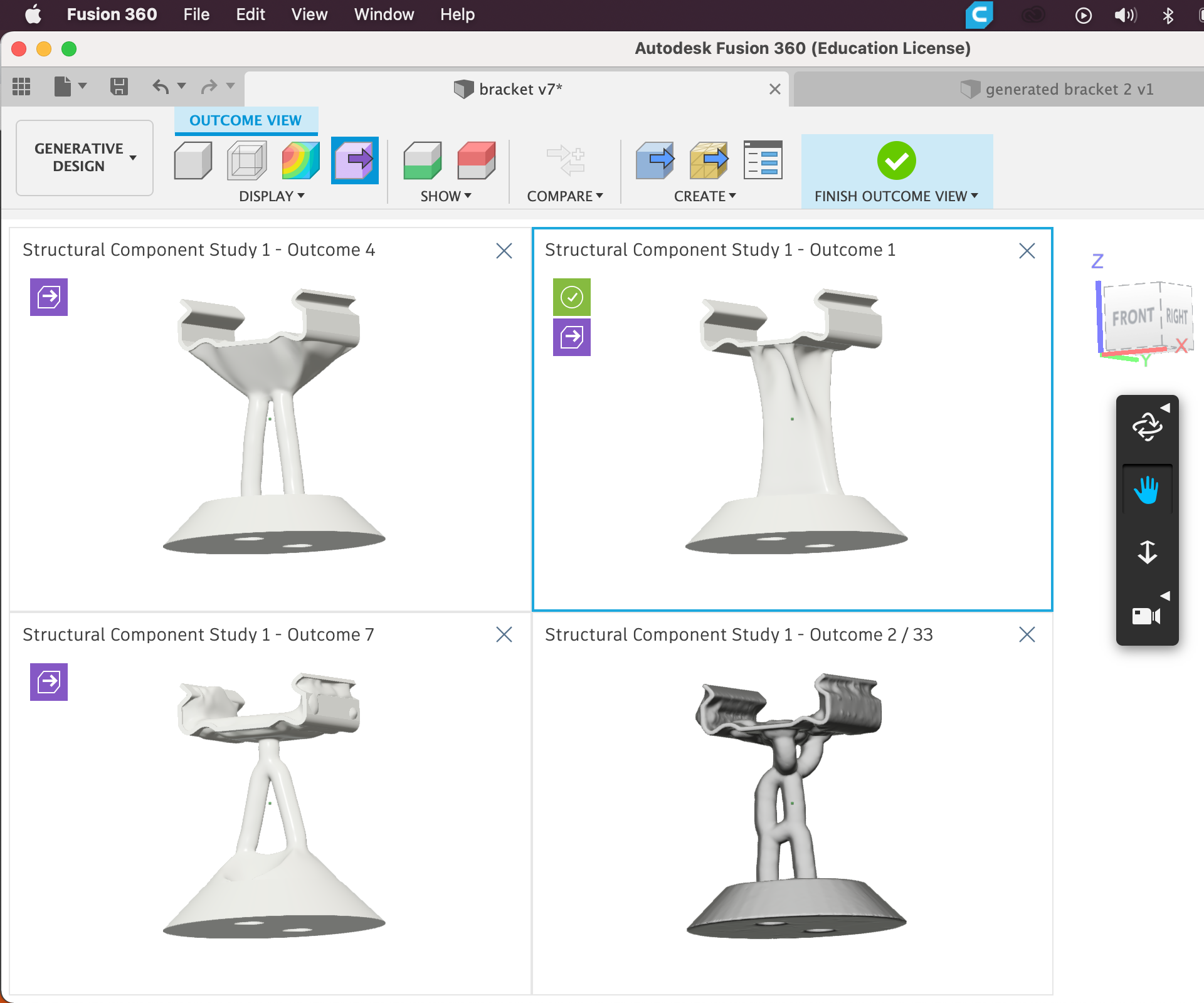 Week 7: Fusion 360 Shape Optimization + Generative Design