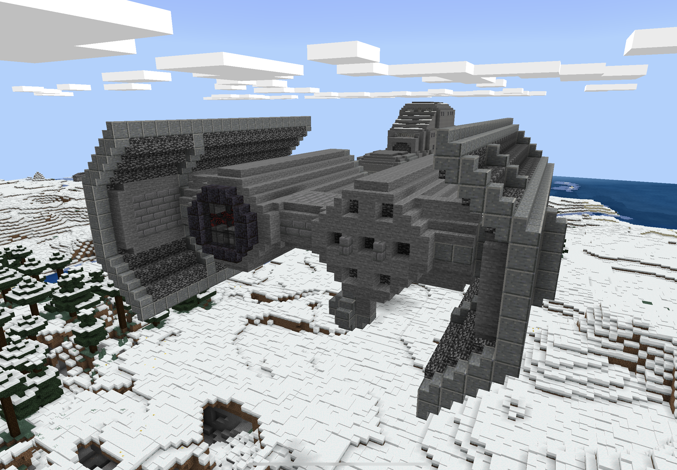 Caza Tie De Star Wars En Minecraft