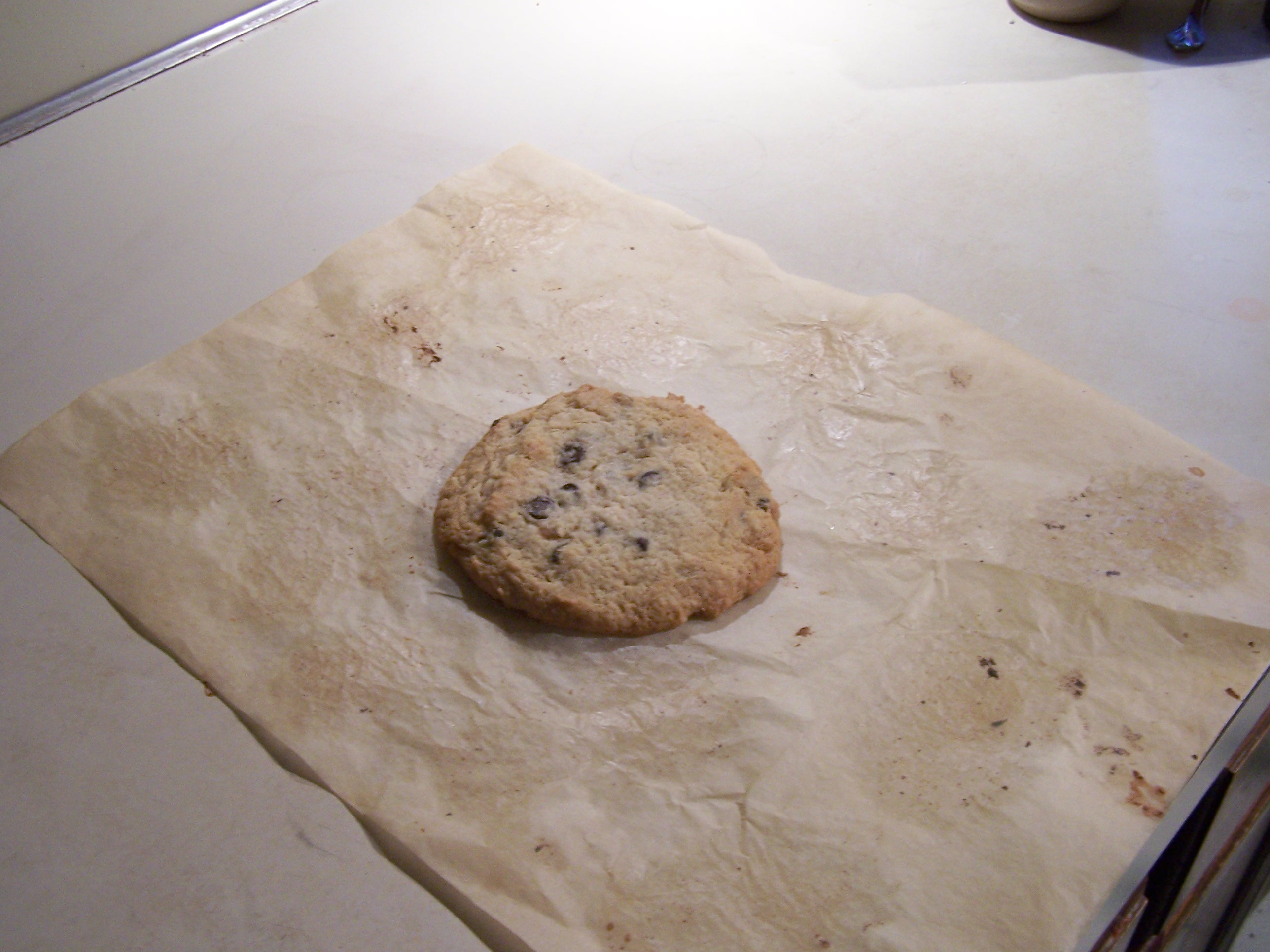 Chocolate Chip Cookie (The Single Cookie) 5 Steps (with Pictures