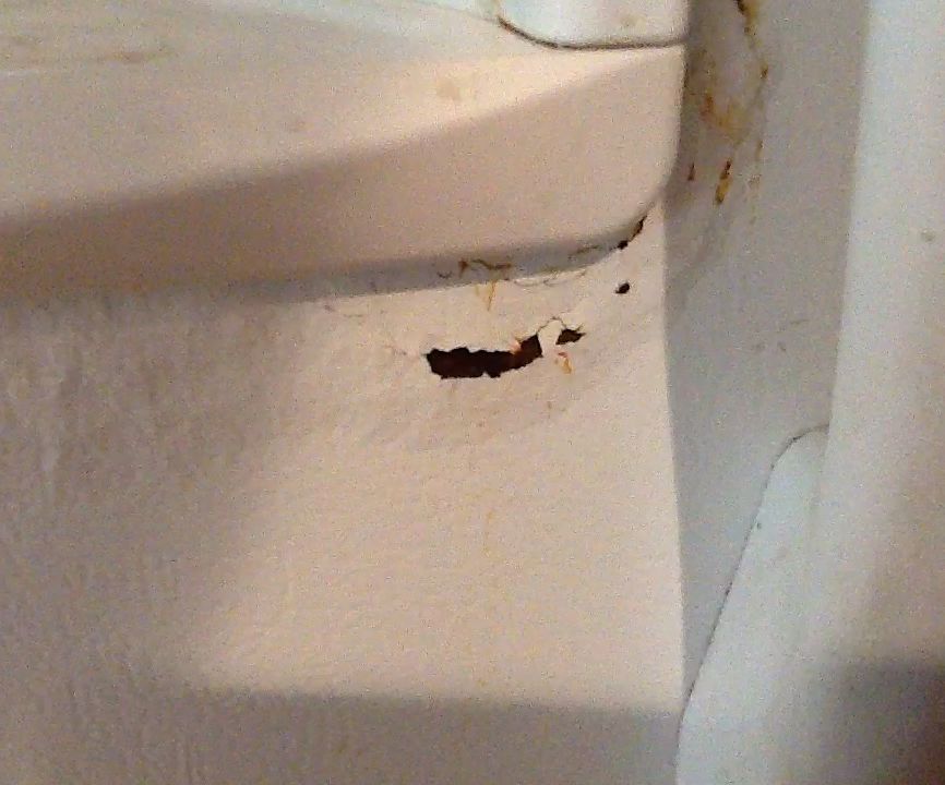 Rusted Refrigerator Repair