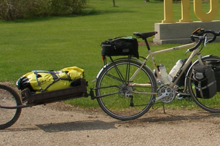 No Weld Single Wheel Bike Trailer 7 Steps with Pictures Instructables