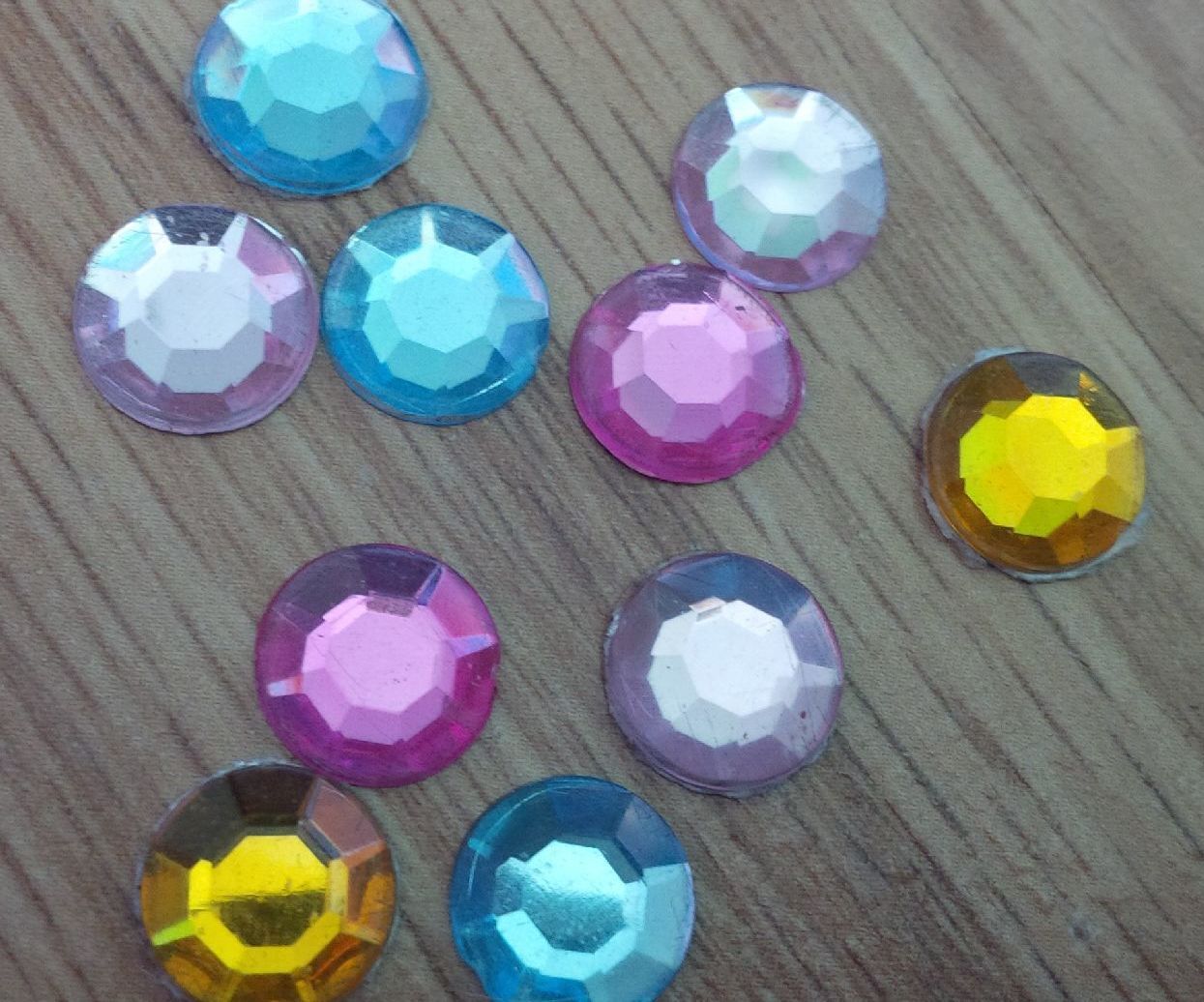 DIY Gem Stickers 