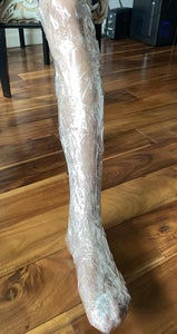 Wrap Leg in Plastic Wrap