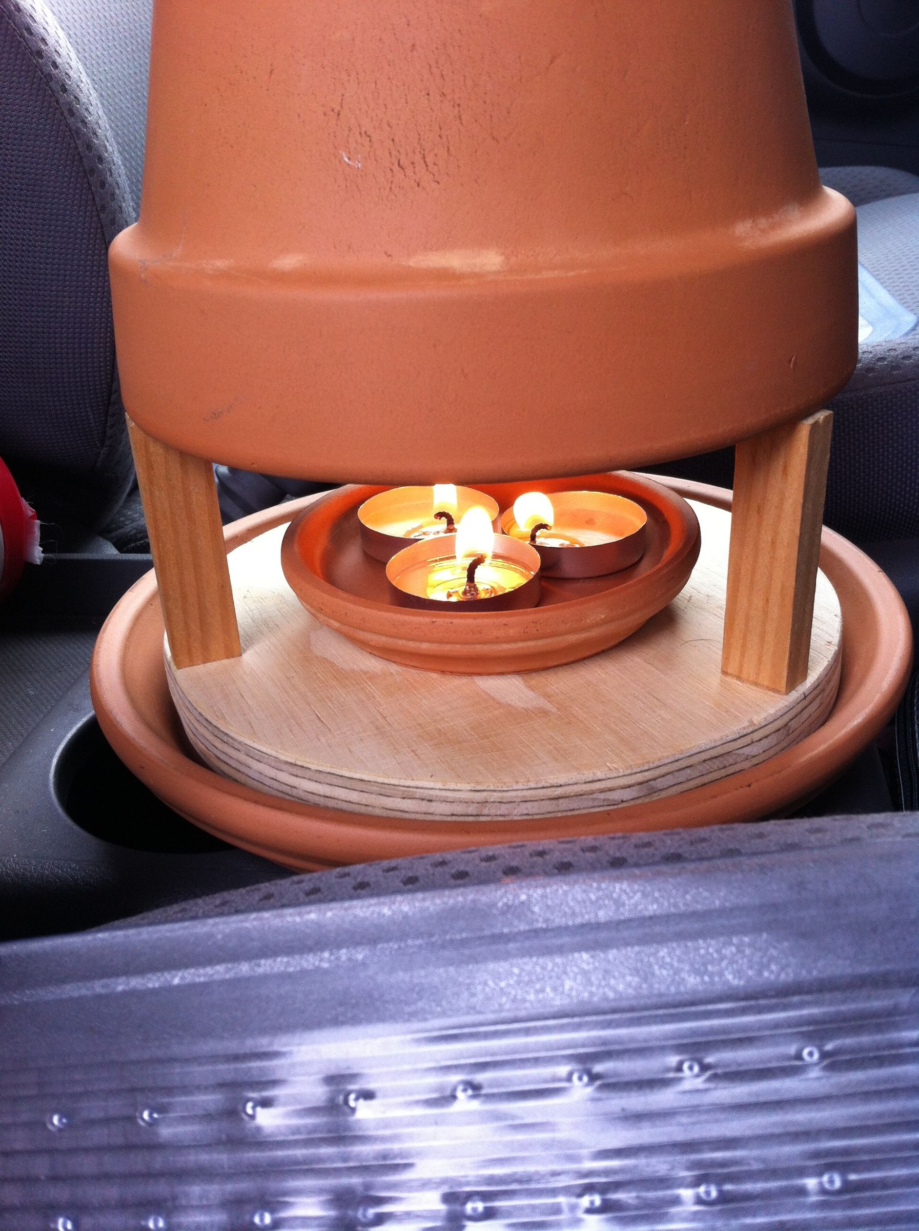Tea Light Radiant Space Heater : 6 Steps - Instructables