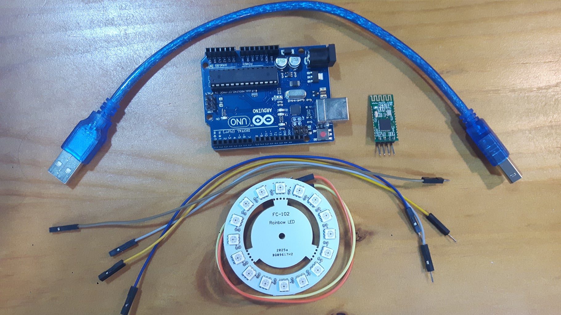Use Bluetooth 4.0 HC-08 Module to Control Addressable LEDs - an Arduino ...