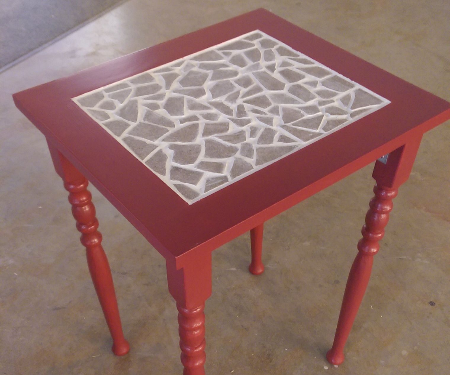 Mosaic Table (Made From Upcycled Materials)