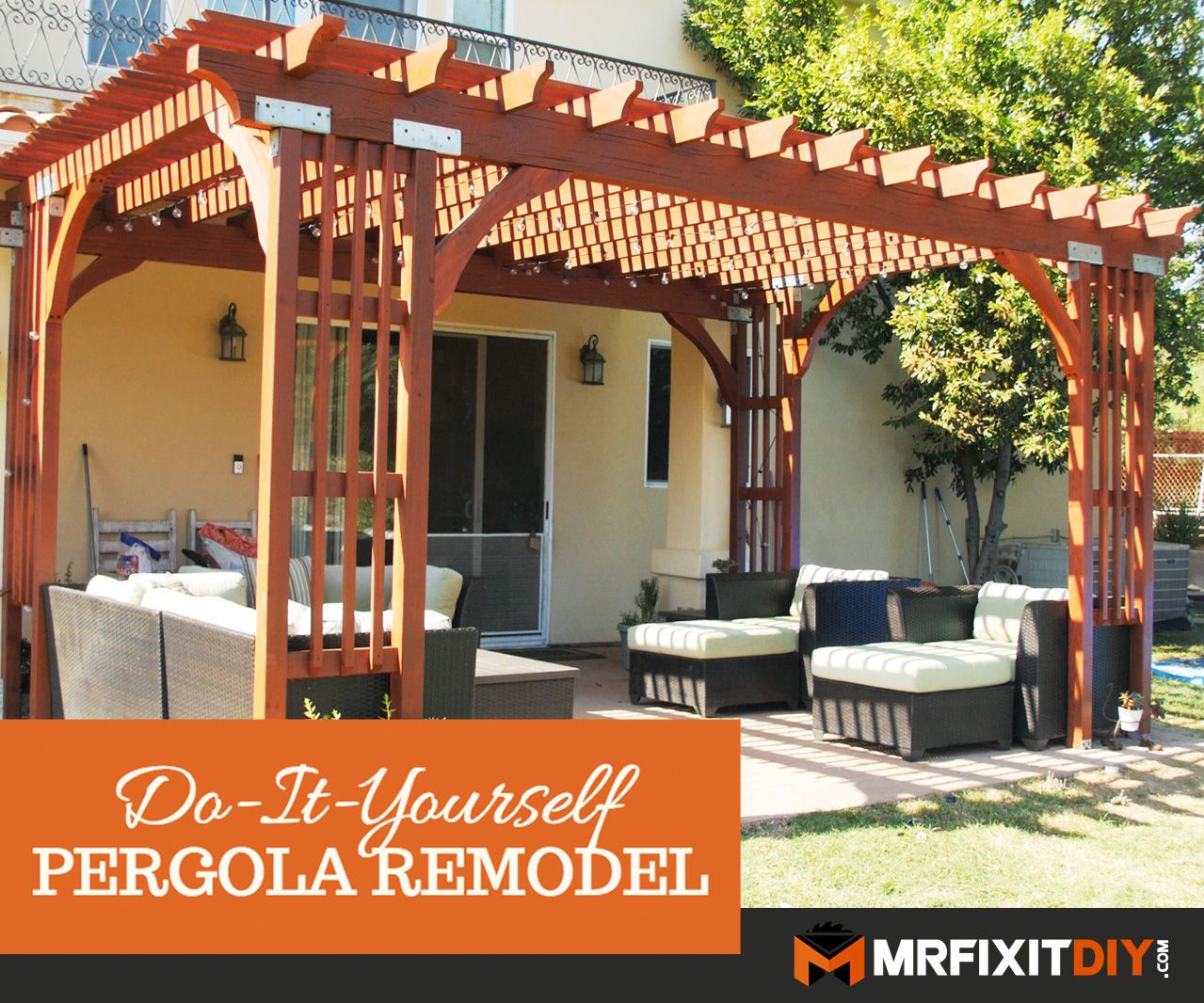 Refurbishing an Old Pergola