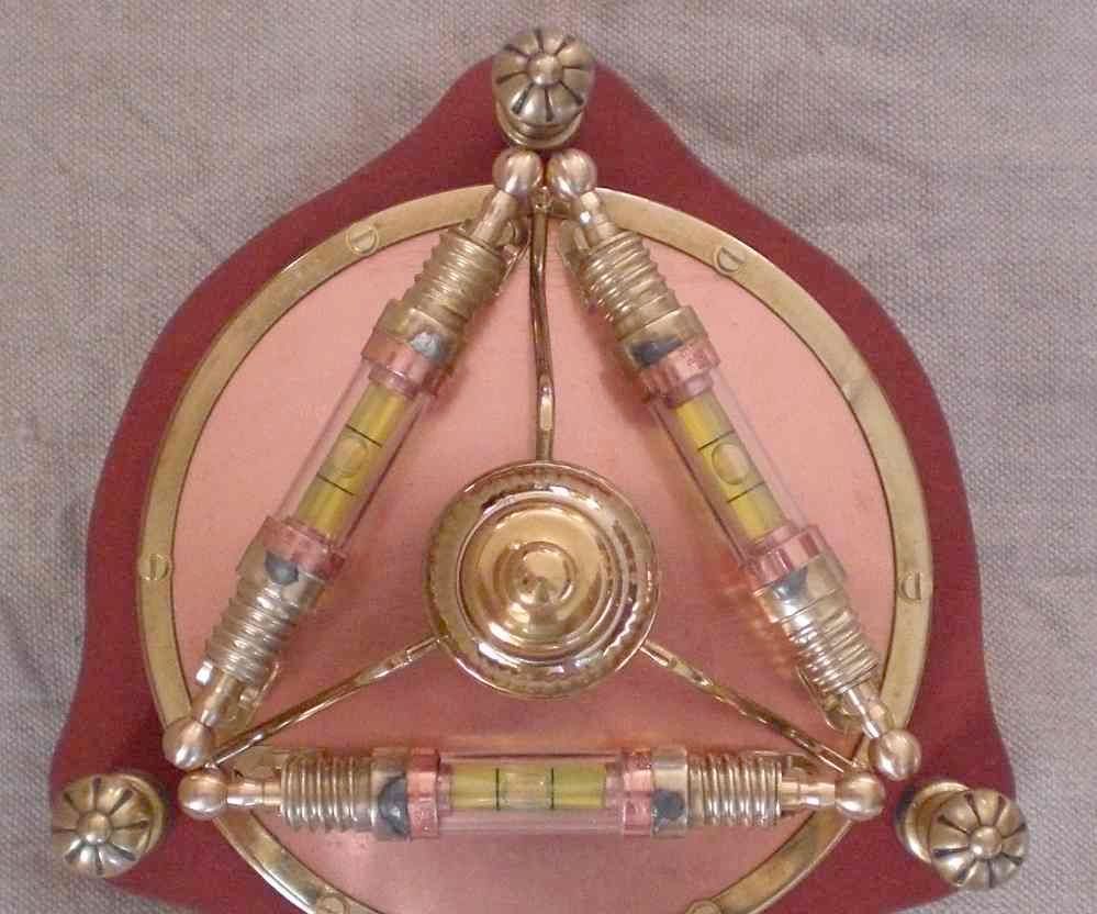 Steampunked Triangle Water-level