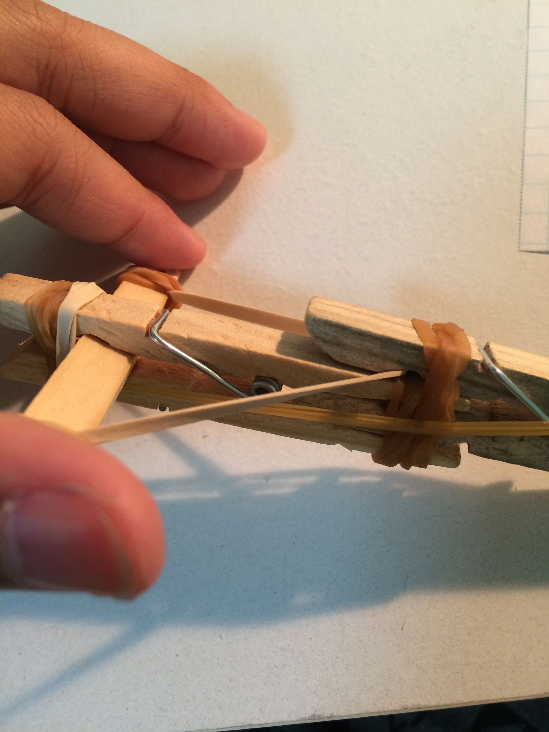 How to Make a Mini Clothespin Crossbow 7 Steps Instructables
