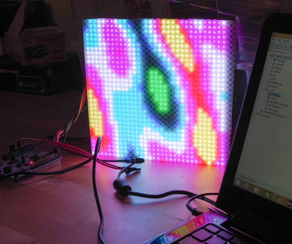 32x32 RGB LED Plasma W/ STM32F4. 7 Steps (with Pictures) Instructables