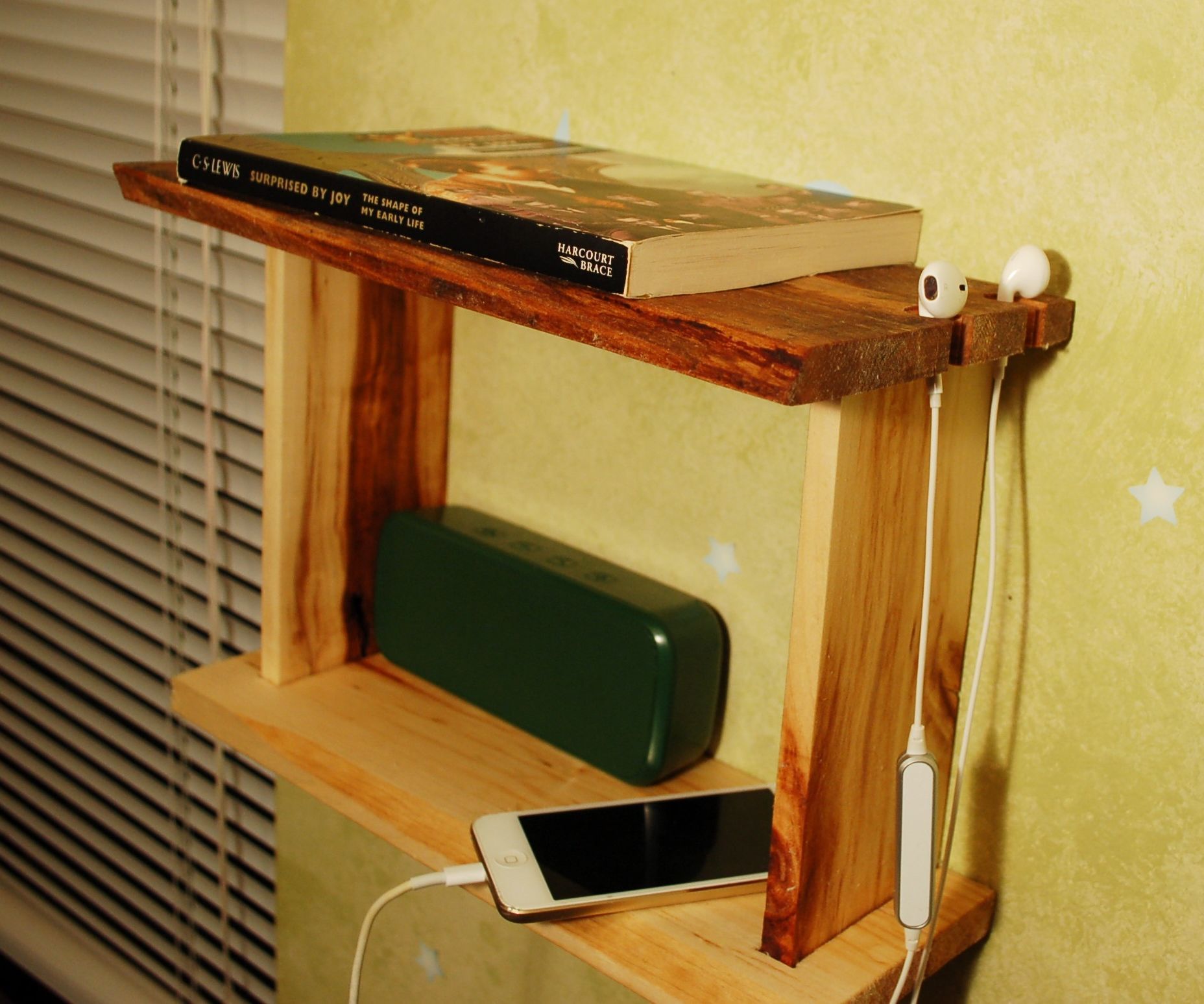 Hanging Bedside Shelf