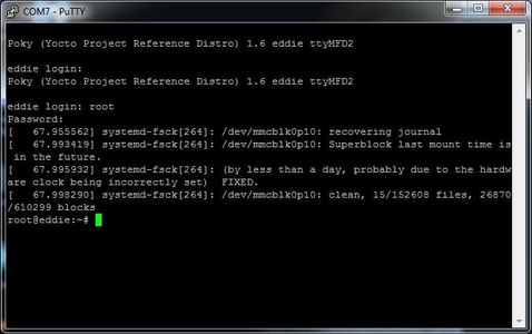 Step 1: Access the Edison Linux File System