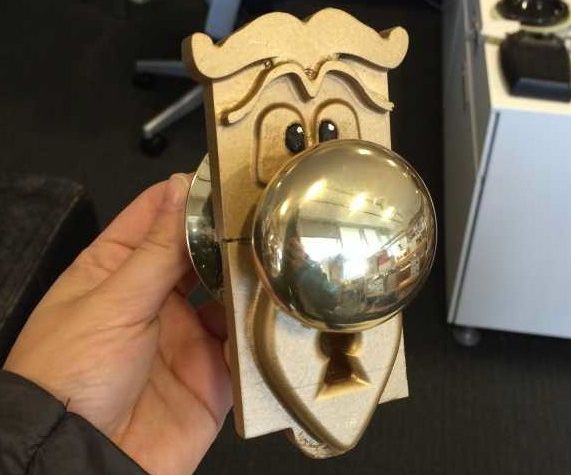Alice in Wonderland "Talking Doorknob" Mold