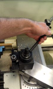 Boring the Center Hole