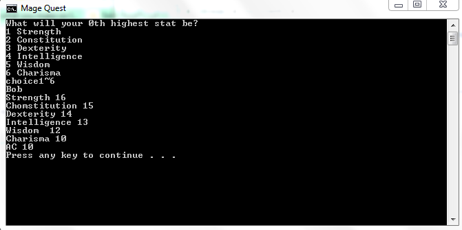 Batch RPG Starting Piont