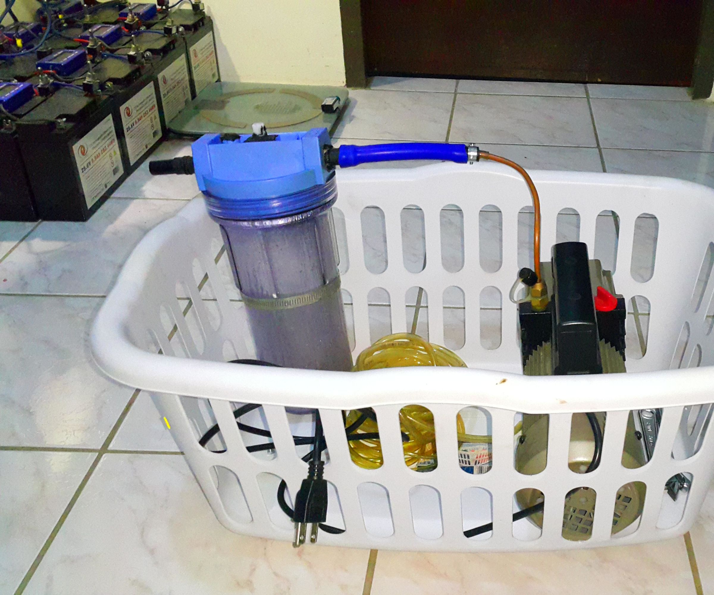 Vacuum Extraction Rig.