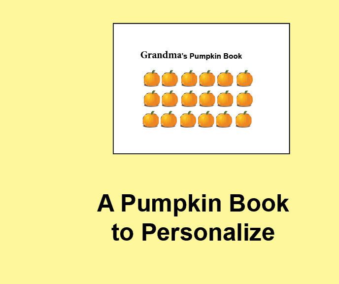 Pumpkin Book to Personalize