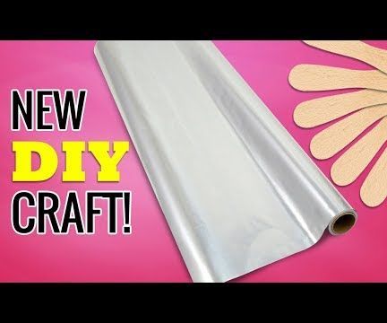 Beautiful Peacock Making Craft From Aluminium Foil & Popsicles!