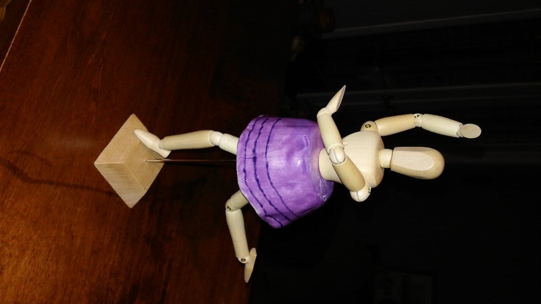 Clay Bowl Doll