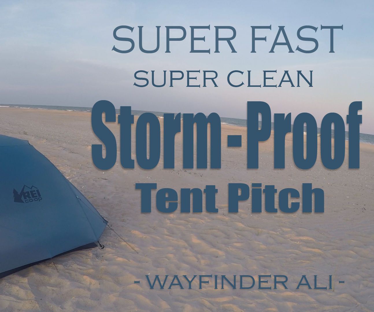 Super Fast, Clean and Easy Tent Set Up