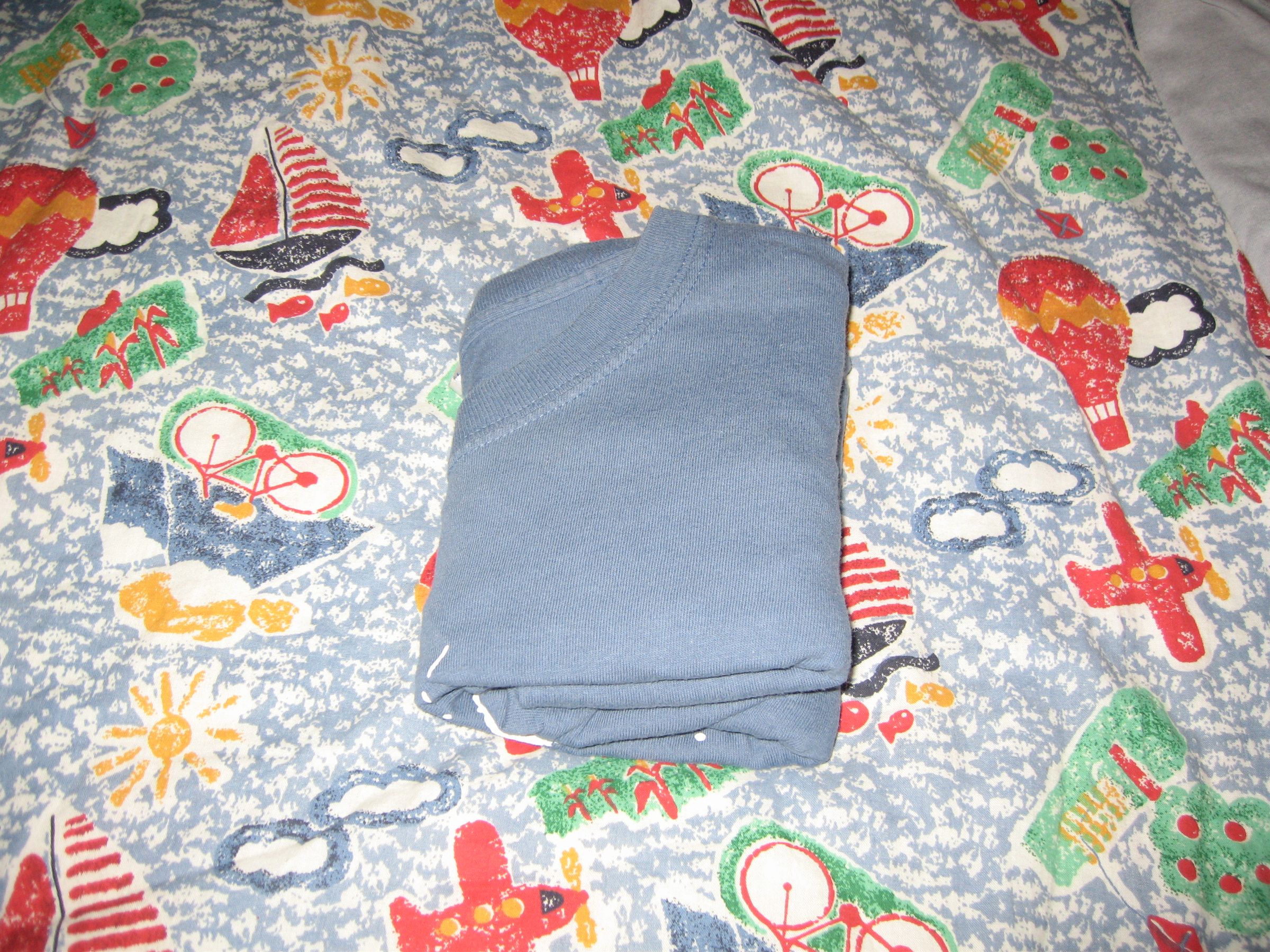 How to fold a T-Shirt USAF Basic Military Training Style