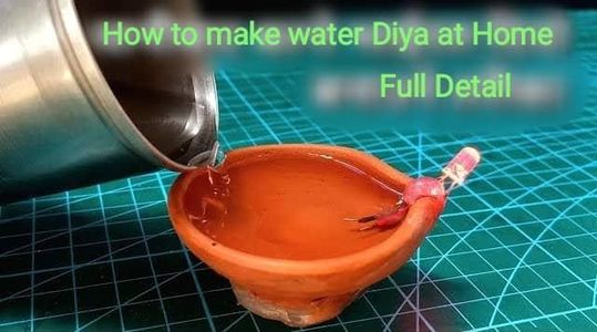 How to Make Your Own Water Diya at Home