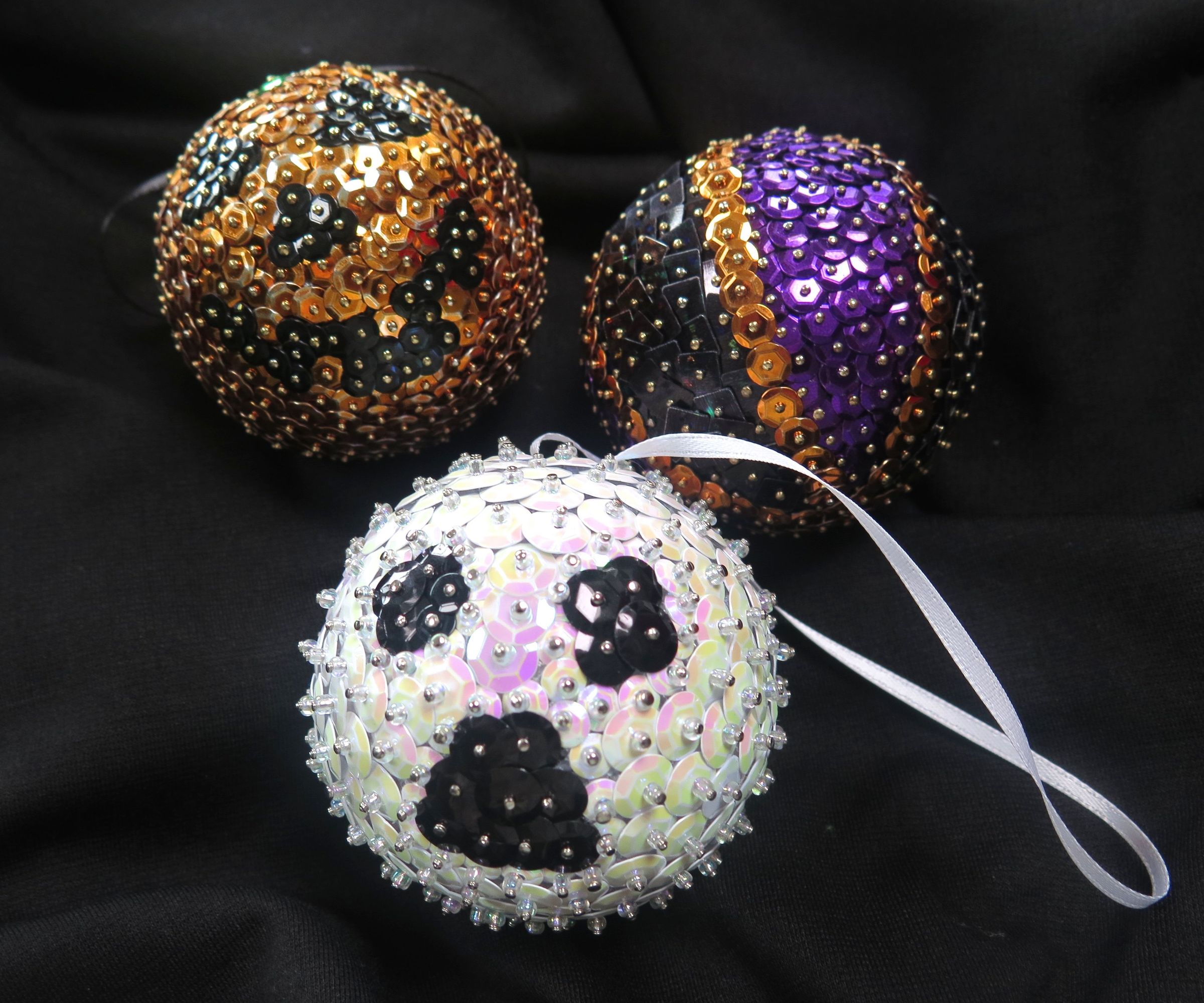 Sequined Halloween Ornament