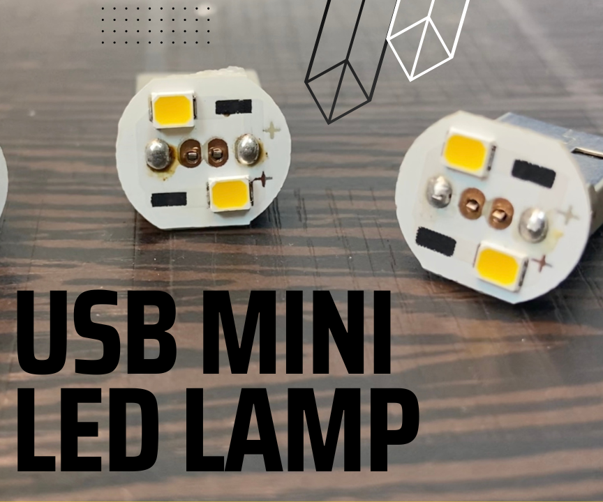 DIY USB Mini Led Lamp Using JLPCB SMT Assembly Services.