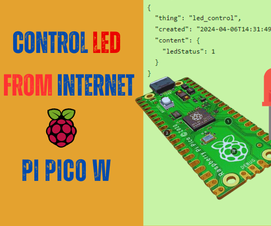 Control LED From Internet Using Raspberry Pi Pico W | Step by Step ...