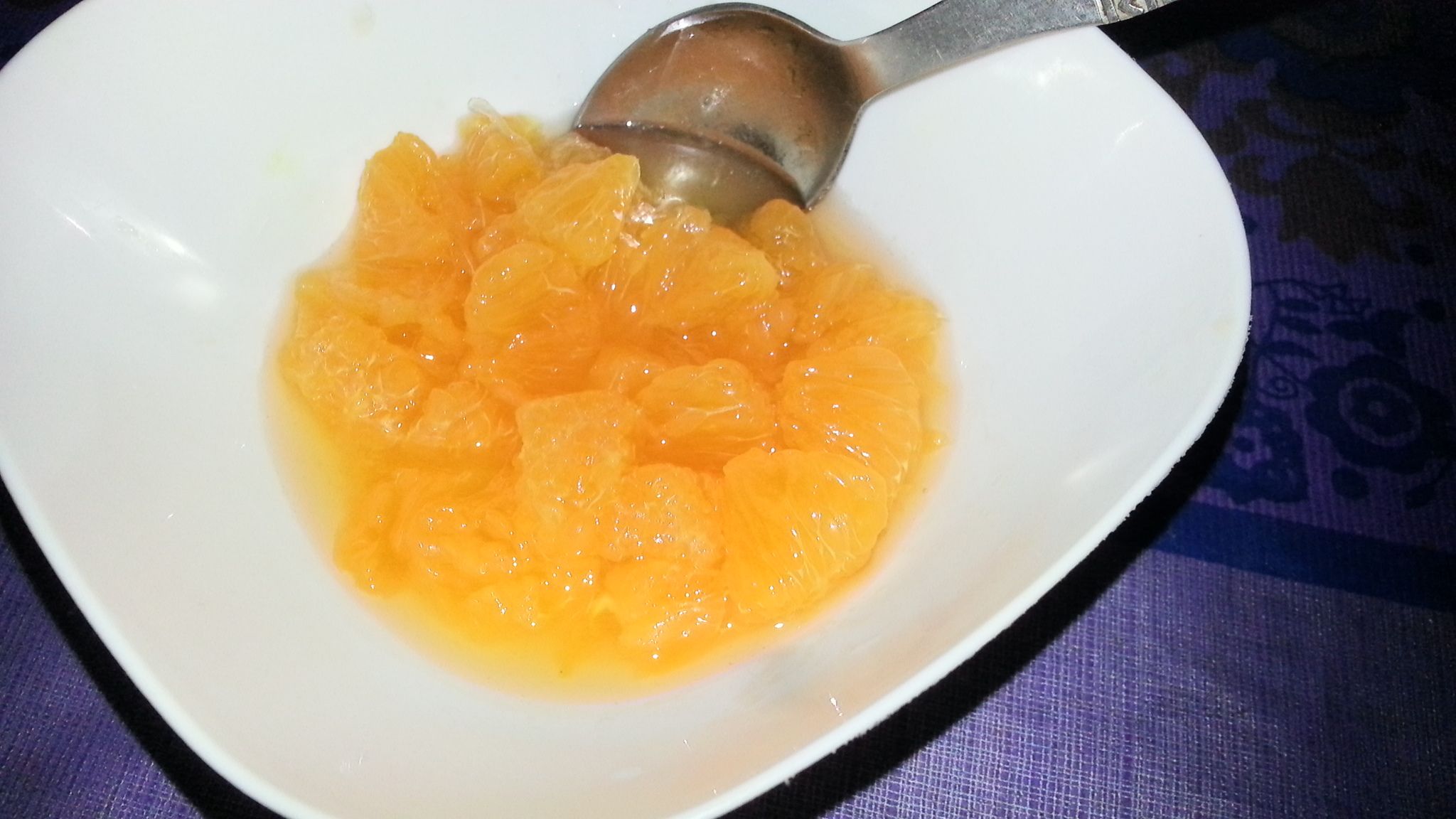 Low calorie Orange cinnamon dessert 