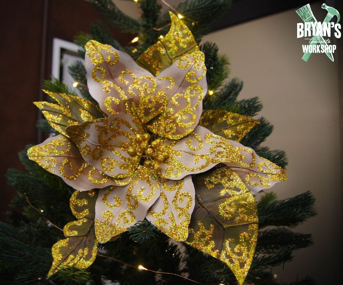 How to Make a Paper Christmas Flower!