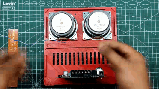 Front Assembly-Left & Right Speakers