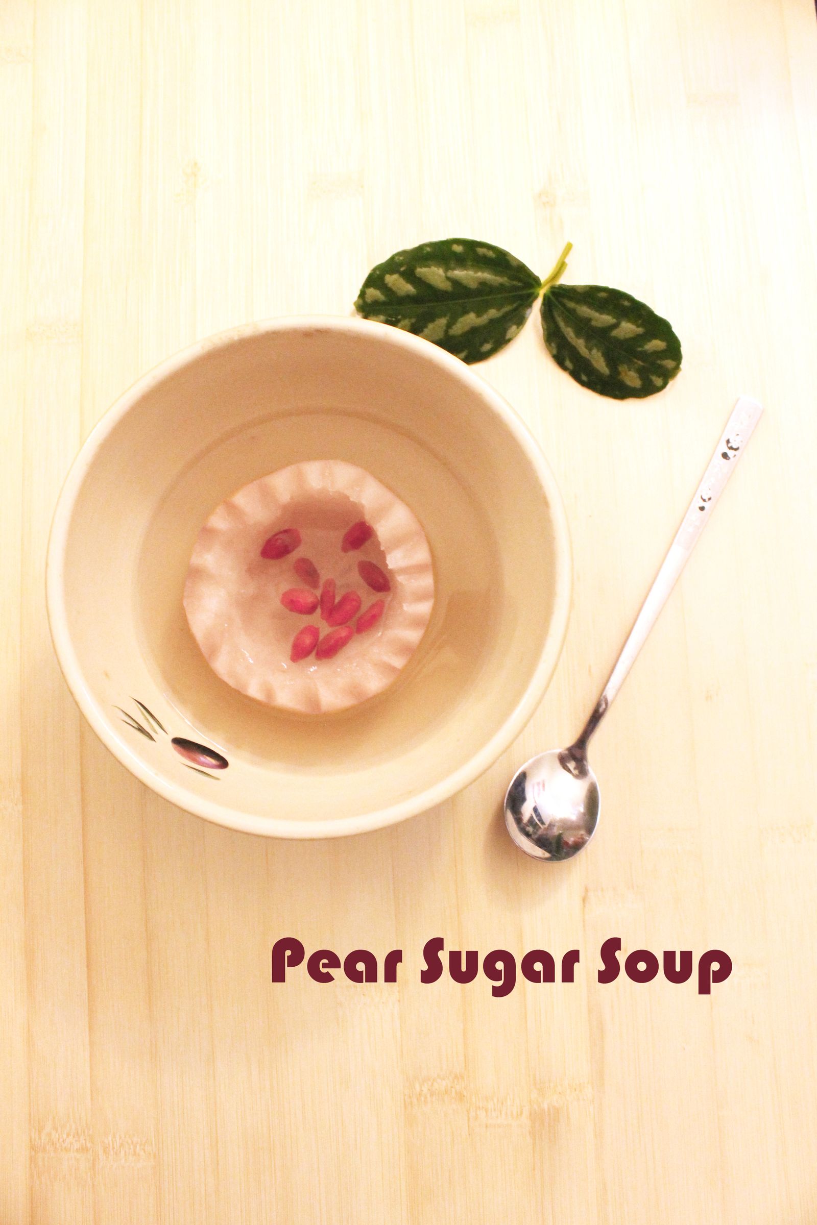 A Cure to Sore Throat or Cough Pear Sugar Soup Instructables