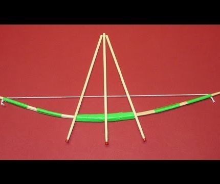 How to Make a Mini Bow and Arrow With Exploding Tips