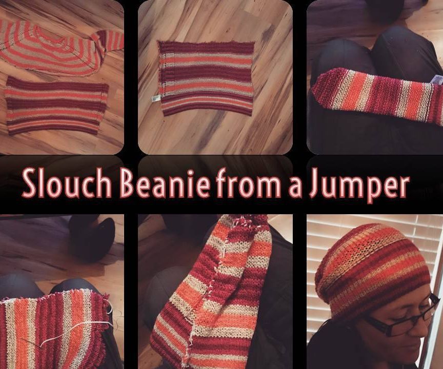 Slouch Beanie From a Jumper