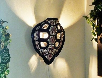 Turtle Shell Mosaic Sconce